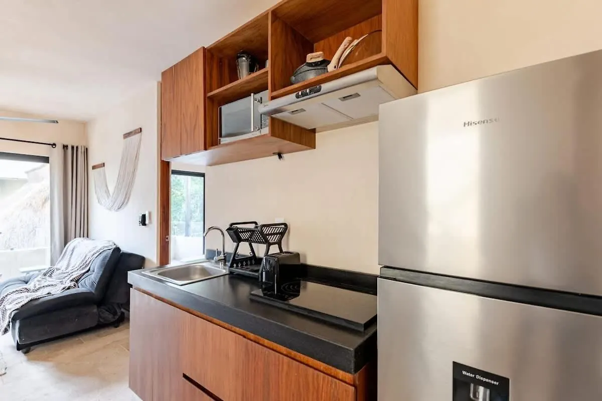 Apartamento Escapada En La Selva Con Balcon Privado Tulum México
